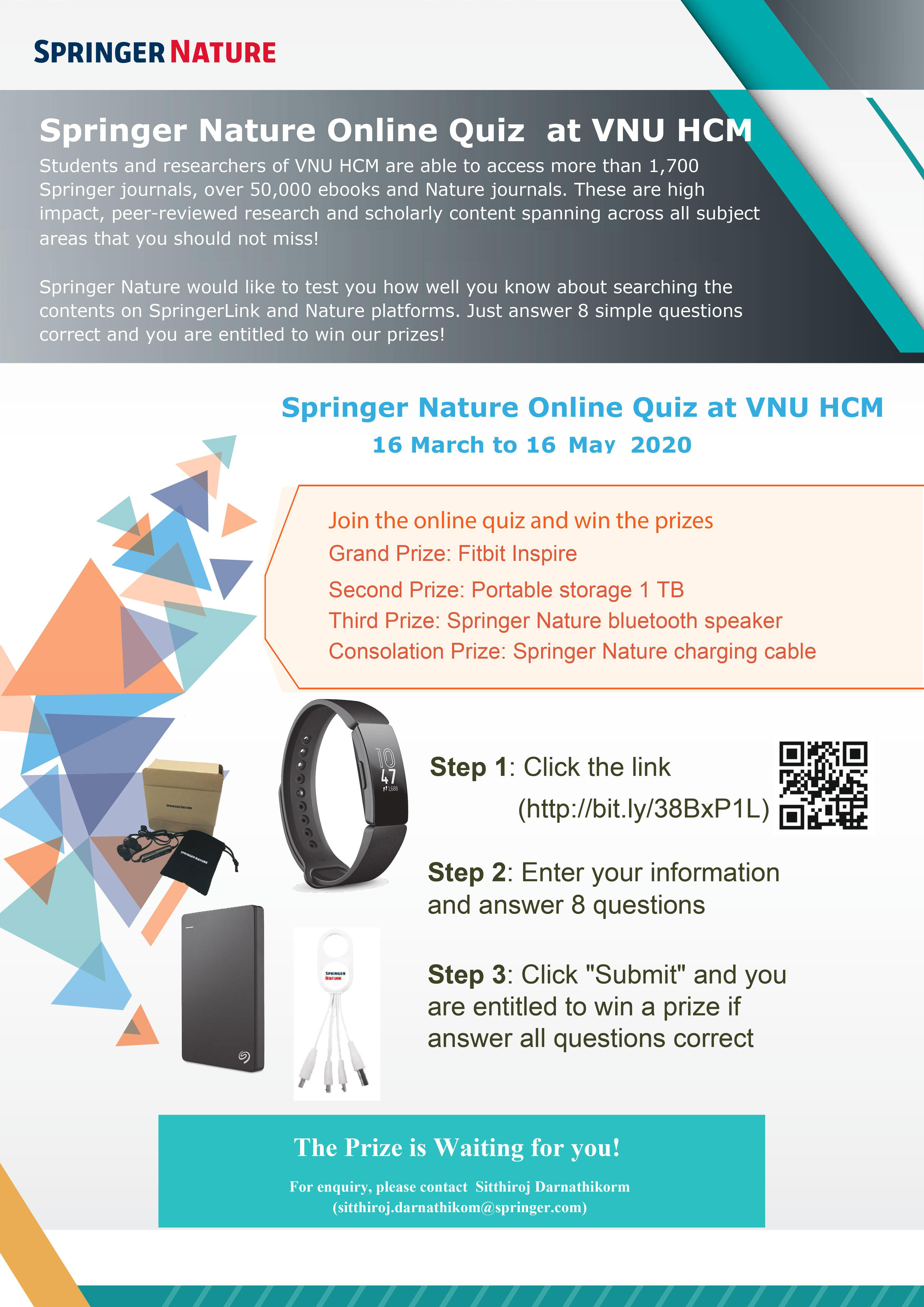 Springer Nature Online Quizmay